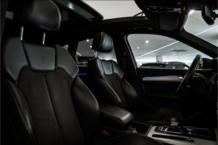 Audi Q5 2.0 TFSI Quattro 2x S-Line 252PK NL AUTO+NAP | Pano | luchtvering | Sfeer | Virtual | MATRIX