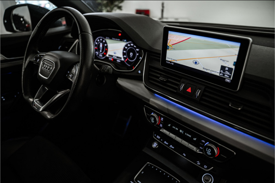 Audi Q5 2.0 TFSI Quattro 2x S-Line 252PK NL AUTO+NAP | Pano | luchtvering | Sfeer | Virtual | MATRIX