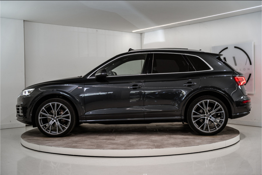 Audi Q5 2.0 TFSI Quattro 2x S-Line 252PK NL AUTO+NAP | Pano | luchtvering | Sfeer | Virtual | MATRIX