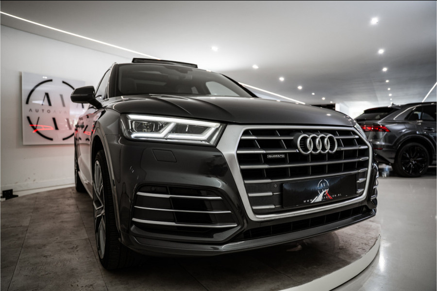 Audi Q5 2.0 TFSI Quattro 2x S-Line 252PK NL AUTO+NAP | Pano | luchtvering | Sfeer | Virtual | MATRIX