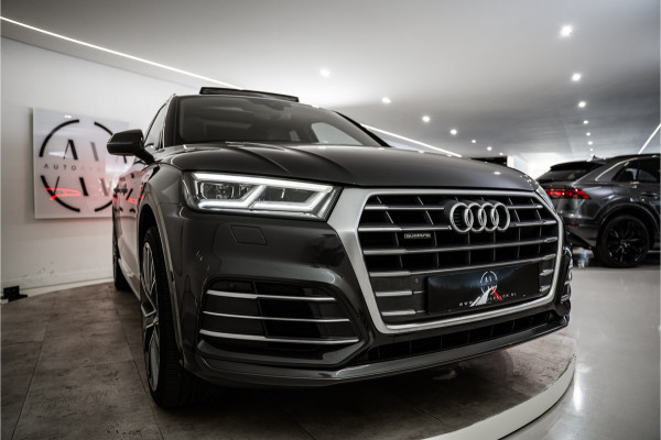 Audi Q5 2.0 TFSI Quattro 2x S-Line 252PK NL AUTO+NAP | Pano | luchtvering | Sfeer | Virtual | MATRIX