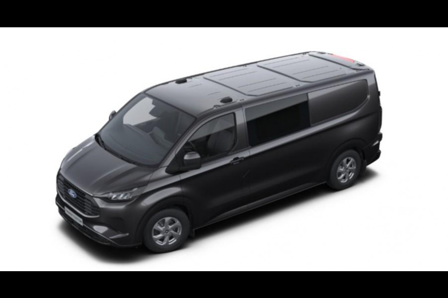 Ford Transit Custom 320 2.5 PHEV L2H1 Limited DC 233pk | Dubbele Cabine | Dubbele zijschuifdeur | 12-weg verstel- en verwarmbare AGR Stoelen | Inklapbare trekhaak | 17 inch lichtmetalen velgen | Driver Assistance Pack Premium  | Verwarmbaar stuurwiel | Bekleding zijwand en achterdeuren (volledig),