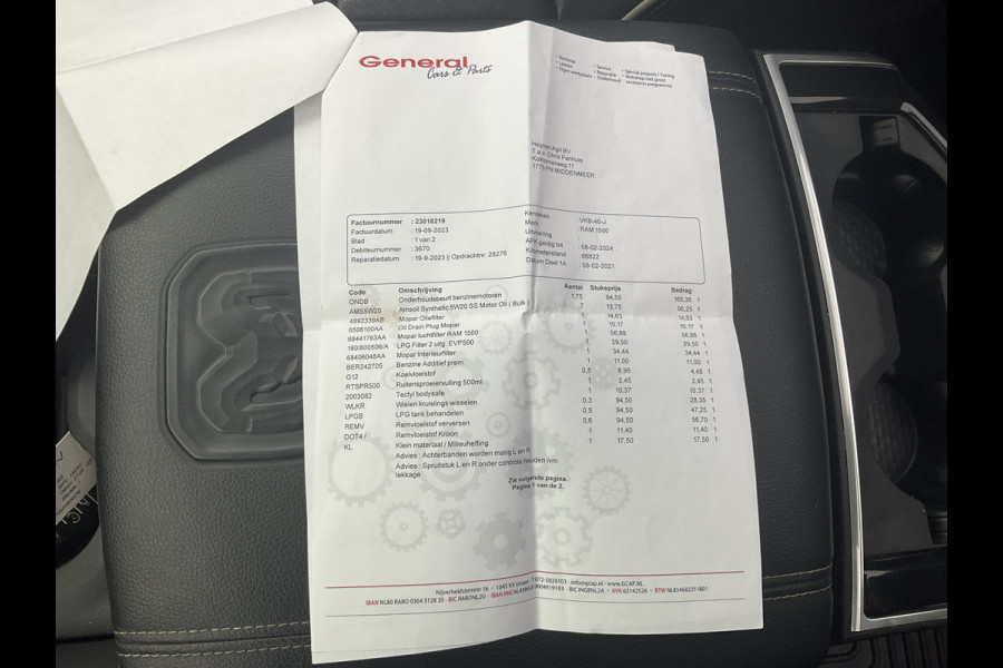 Dodge Ram 1500 5.7 V8 4x4 Crew Cab Laramie Pano Trekhaak Leder Harman/Kardon Limited Night-Package!