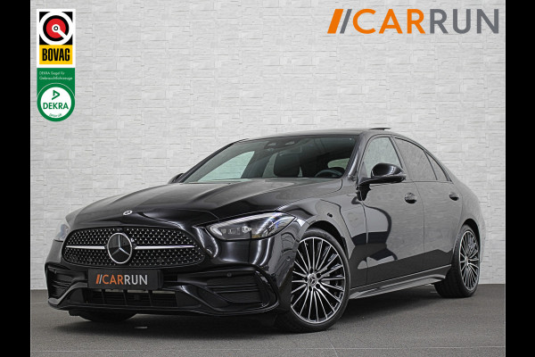 Mercedes-Benz C-Klasse 300 Benzine 4MATIC AMG-Line | 360 Camera | Panorama | ACC | 19'' | Digital-LED | Night-Pakket | Nw.pr; 100758,= | Memory | Trekhaak | Sfeerverlichting | Rij-Assistent Plus | Parfumering | Autom. Parkeren | Carplay | Draadloos Laden.