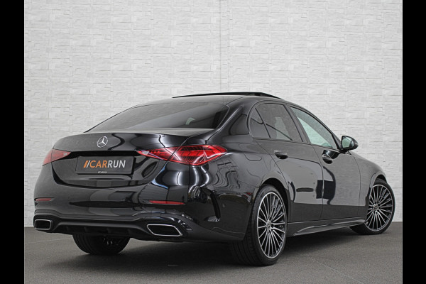 Mercedes-Benz C-Klasse 300 Benzine 4MATIC AMG-Line | 360 Camera | Panorama | ACC | 19'' | Digital-LED | Night-Pakket | Nw.pr; 100758,= | Memory | Trekhaak | Sfeerverlichting | Rij-Assistent Plus | Parfumering | Autom. Parkeren | Carplay | Draadloos Laden.