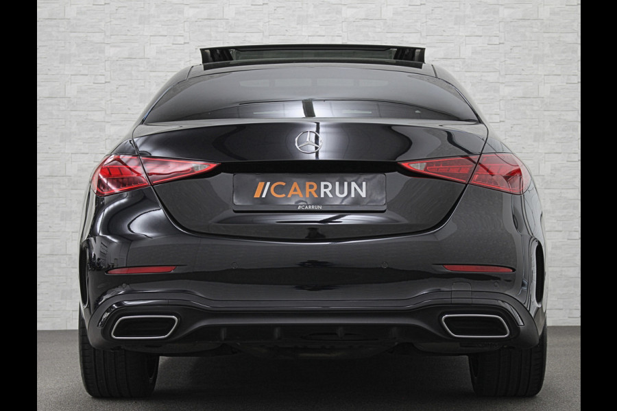 Mercedes-Benz C-Klasse 300 Benzine 4MATIC AMG-Line | 360 Camera | Panorama | ACC | 19'' | Digital-LED | Night-Pakket | Nw.pr; 100758,= | Memory | Trekhaak | Sfeerverlichting | Rij-Assistent Plus | Parfumering | Autom. Parkeren | Carplay | Draadloos Laden.