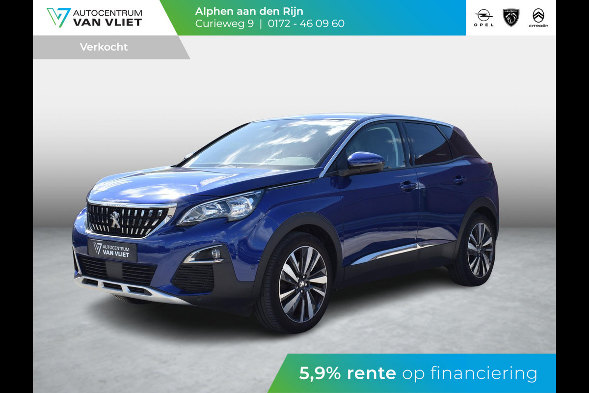 Peugeot 3008 1.2 PureTech Allure NIEUWE DISTRIBUTIE | TREKHAAK | ACHTERUITRIJCAMERA MET SENSOREN | NAVIGATIE | E.C.C. | Peugeot 3008 1.2 PureTech Allure NIEUWE DISTRIBUTIE | TREKHAAK | ACHTERUITRIJCAMERA MET SENSOREN | NAVIGATIE | E.C.C. |