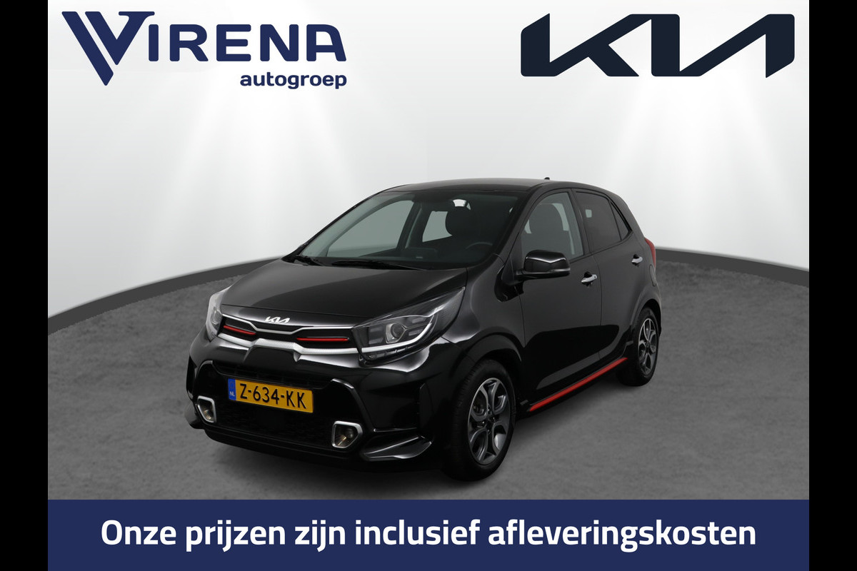 Kia Picanto 1.0 DPi GT-Line - Carplay/Android Auto, - Cruise Control - Climate Control - Navigatie - Fabrieksgarantie tot 04-2031