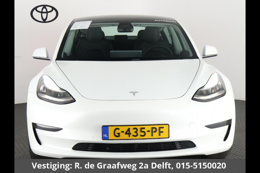 Tesla Model 3 Standard RWD Plus 60 kWh | ACCU 85% | 1e eigenaar | Navigatie | Panoramadak | Camera | Leder |