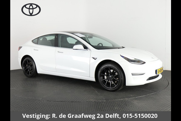 Tesla Model 3 Standard RWD Plus 60 kWh | ACCU 85% | 1e eigenaar | Navigatie | Panoramadak | Camera | Leder |