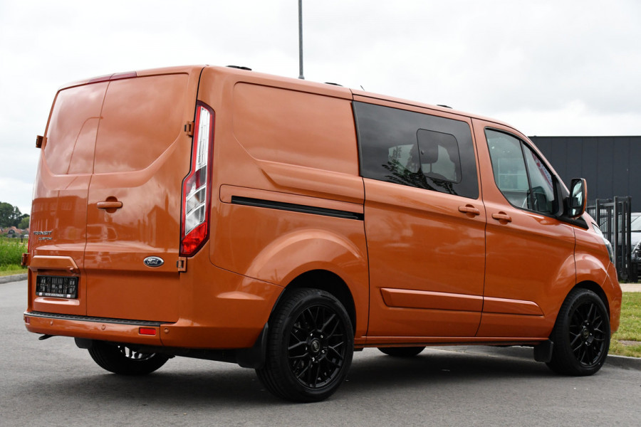 Ford Transit Custom 300 2.0 TDCI L1H1 Limited DC Raptor Edition Cruise, Camera, Carplay, 2 x Schuifdeur, Stoelverwarming, 170PK, Automaat, Uniek!
