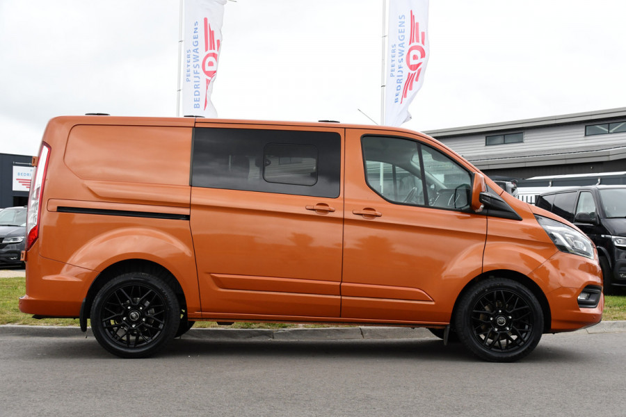 Ford Transit Custom 300 2.0 TDCI L1H1 Limited DC Raptor Edition Cruise, Camera, Carplay, 2 x Schuifdeur, Stoelverwarming, 170PK, Automaat, Uniek!