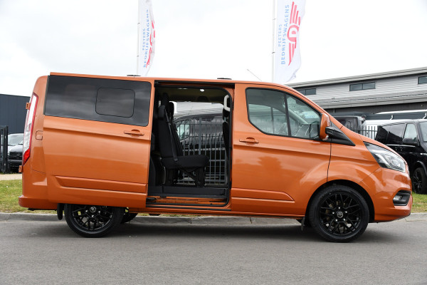 Ford Transit Custom 300 2.0 TDCI L1H1 Limited DC Raptor Edition Cruise, Camera, Carplay, 2 x Schuifdeur, Stoelverwarming, 170PK, Automaat, Uniek!