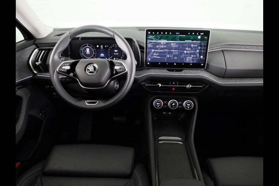 Škoda Kodiaq 1.5 TSI 204pk PHEV Business Edition | Trekhaak | Leder | Light & View | 19 inch | Elek. stoelen | Canton Sound | Stoelverwarming | Camera