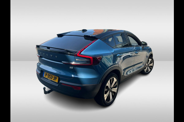 Volvo C40 Recharge Twin Intro Edition 78 kWh / Trekhaak / Panoramadak / 360Camera / 19'' / Interieurvoorverwarming / Harman Kardon / Keyless / Navigatie / Dodehoek / DAB / ACC / Stoelverwarming / Stuurverwarming / Warmtepomp