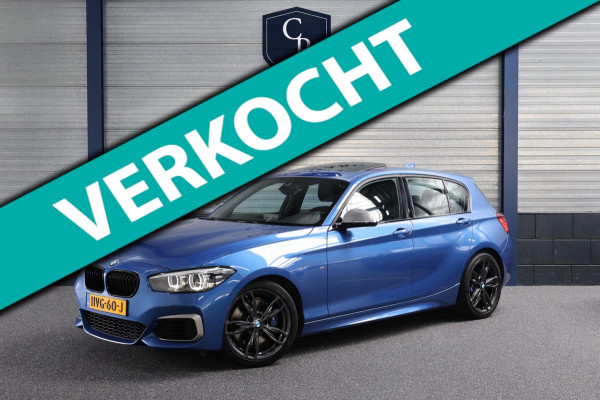 BMW 1-serie M140i Special Edition LED/SCHUIFDAK/ALCANTARA+S.VERWARMING/LMV/PDC/CRUISE/ECC/12 MND GARANTIE!