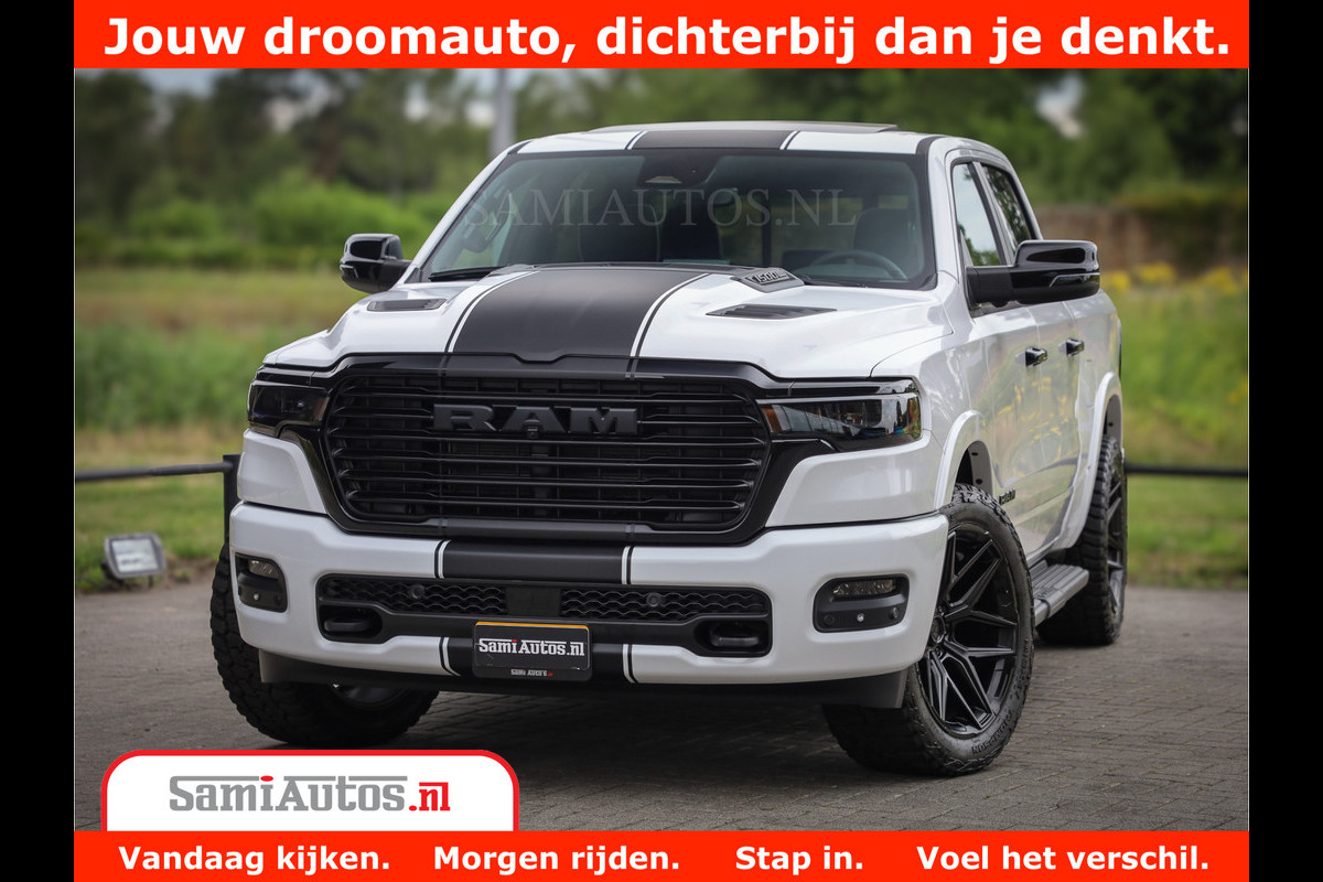 Dodge Ram 1500 Laramie Night | 420Pk 636 Nn | Extra Groot Scherm + Passagiers Scherm | Comfortabele Dubbele Cabine met Royale 5 Zitplaatsen | Nu Leverbaar uit Voorraad | Voorraad Nr 2223 - 5047 Dodge Ram 1500 Laramie Night | 420Pk 636 Nn | Extra Groot Scherm + Passagiers Scherm | Comfortabele Dubbele Cabine met Royale 5 Zitplaatsen | Nu Leverbaar uit Voorraad | Voorraad Nr 2223 - 5047