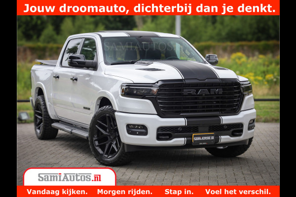 Dodge Ram 1500 Laramie Night | 420Pk 636 Nn | Extra Groot Scherm + Passagiers Scherm | Comfortabele Dubbele Cabine met Royale 5 Zitplaatsen | Nu Leverbaar uit Voorraad | Voorraad Nr 2223 - 5047