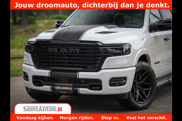 Dodge Ram 1500 Laramie Night | 420Pk 636 Nn | Extra Groot Scherm + Passagiers Scherm | Comfortabele Dubbele Cabine met Royale 5 Zitplaatsen | Nu Leverbaar uit Voorraad | Voorraad Nr 2223 - 5047