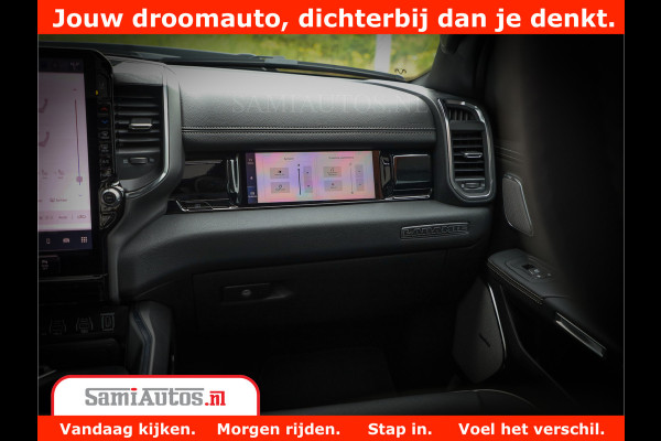 Dodge Ram 1500 Laramie Night | 420Pk 636 Nn | Extra Groot Scherm + Passagiers Scherm | Comfortabele Dubbele Cabine met Royale 5 Zitplaatsen | Nu Leverbaar uit Voorraad | Voorraad Nr 2223 - 5047