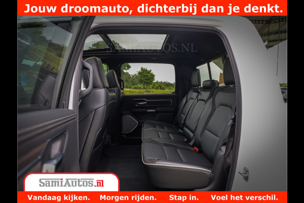 Dodge Ram 1500 Laramie Night | 420Pk 636 Nn | Extra Groot Scherm + Passagiers Scherm | Comfortabele Dubbele Cabine met Royale 5 Zitplaatsen | Nu Leverbaar uit Voorraad | Voorraad Nr 2223 - 5047