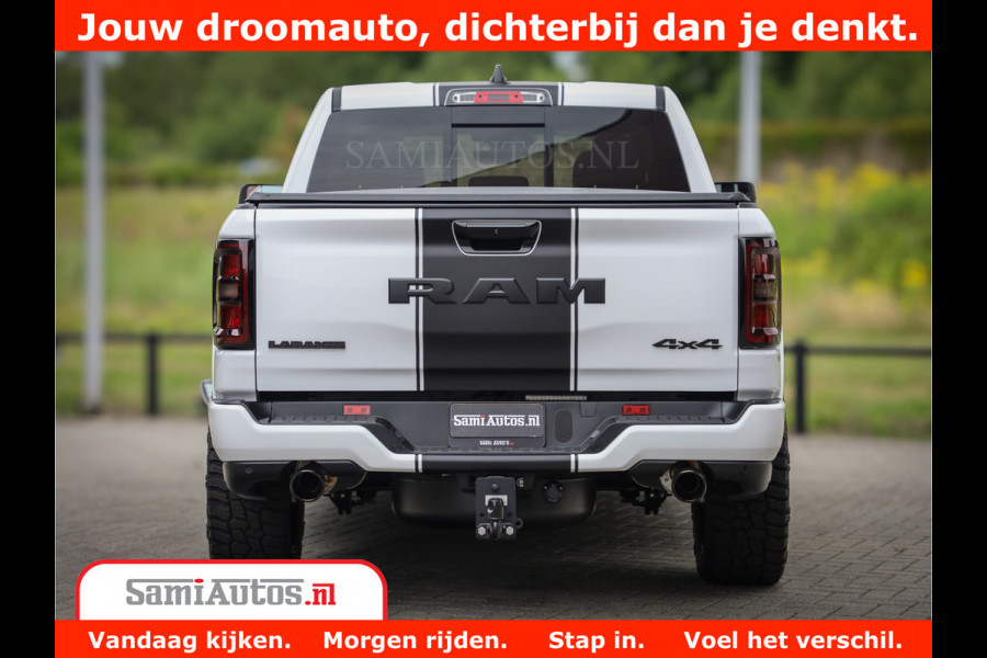 Dodge Ram 1500 Laramie Night | 420Pk 636 Nn | Extra Groot Scherm + Passagiers Scherm | Comfortabele Dubbele Cabine met Royale 5 Zitplaatsen | Nu Leverbaar uit Voorraad | Voorraad Nr 2223 - 5047
