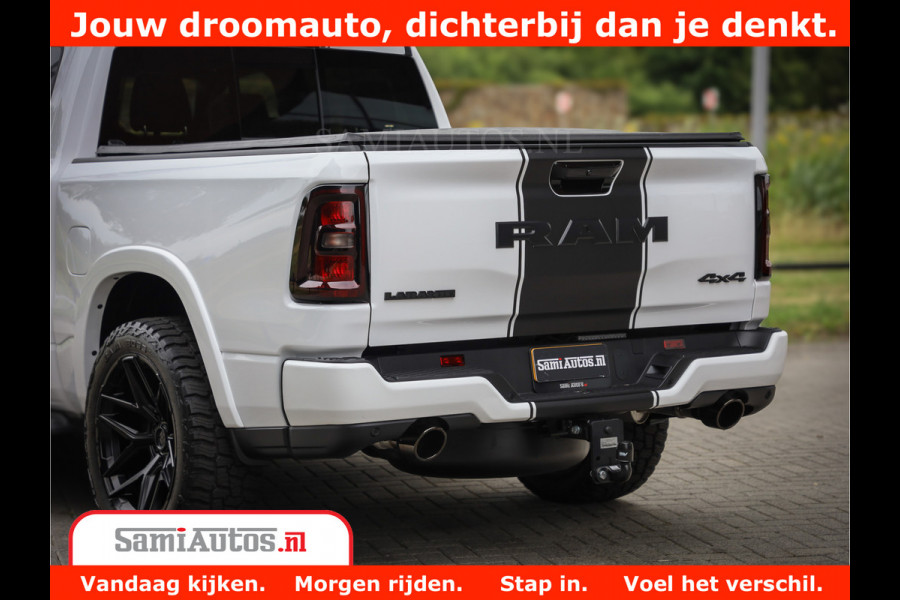 Dodge Ram 1500 Laramie Night | 420Pk 636 Nn | Extra Groot Scherm + Passagiers Scherm | Comfortabele Dubbele Cabine met Royale 5 Zitplaatsen | Nu Leverbaar uit Voorraad | Voorraad Nr 2223 - 5047