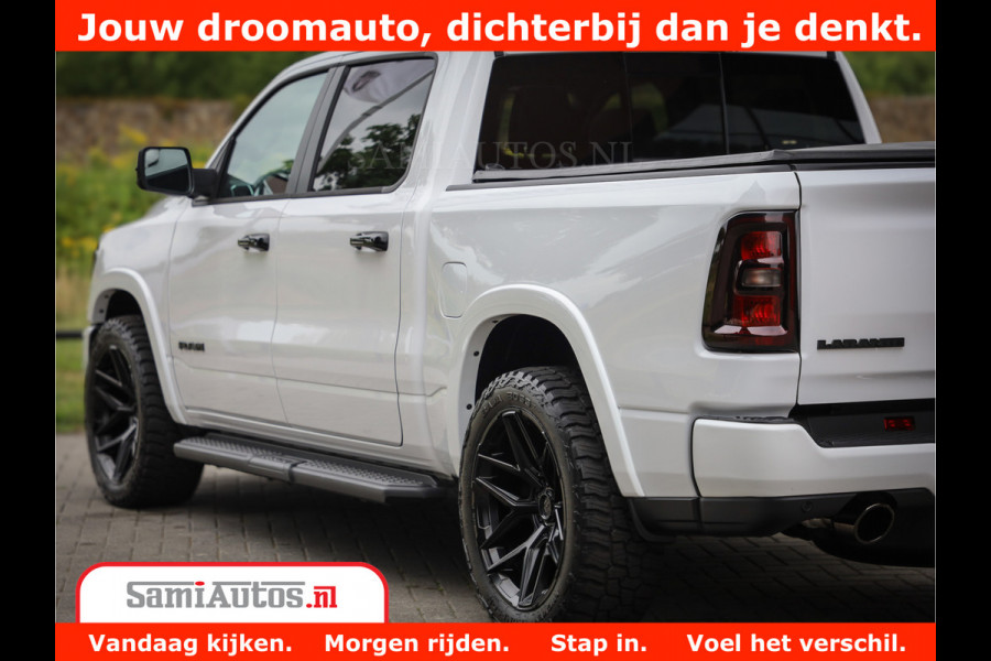 Dodge Ram 1500 Laramie Night | 420Pk 636 Nn | Extra Groot Scherm + Passagiers Scherm | Comfortabele Dubbele Cabine met Royale 5 Zitplaatsen | Nu Leverbaar uit Voorraad | Voorraad Nr 2223 - 5047