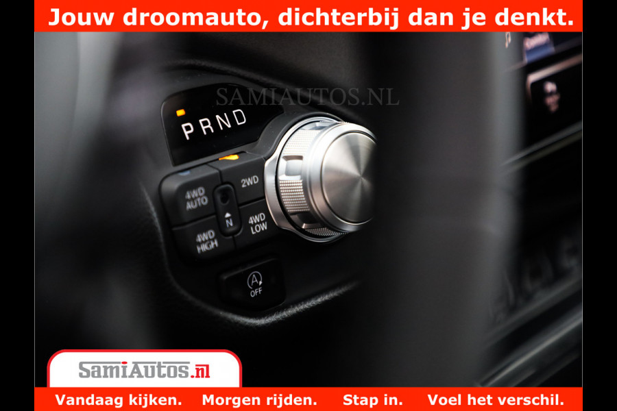 Dodge Ram 1500 Laramie Night | 420Pk 636 Nn | Extra Groot Scherm + Passagiers Scherm | Comfortabele Dubbele Cabine met Royale 5 Zitplaatsen | Nu Leverbaar uit Voorraad | Voorraad Nr 2223 - 5047
