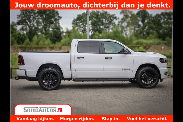 Dodge Ram 1500 Laramie Night | 420Pk 636 Nn | Extra Groot Scherm + Passagiers Scherm | Comfortabele Dubbele Cabine met Royale 5 Zitplaatsen | Nu Leverbaar uit Voorraad | Voorraad Nr 2223 - 5047