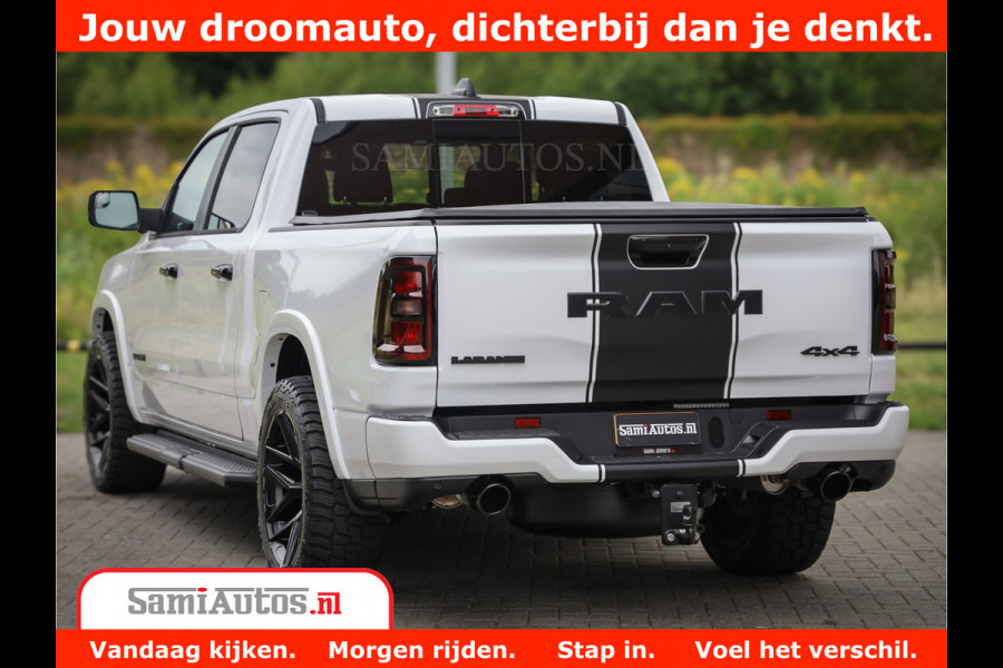 Dodge Ram 1500 Laramie Night | 420Pk 636 Nn | Extra Groot Scherm + Passagiers Scherm | Comfortabele Dubbele Cabine met Royale 5 Zitplaatsen | Nu Leverbaar uit Voorraad | Voorraad Nr 2223 - 5047