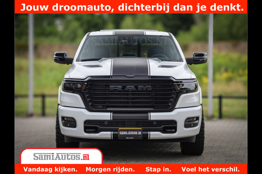 Dodge Ram 1500 Laramie Night | 420Pk 636 Nn | Extra Groot Scherm + Passagiers Scherm | Comfortabele Dubbele Cabine met Royale 5 Zitplaatsen | Nu Leverbaar uit Voorraad | Voorraad Nr 2223 - 5047