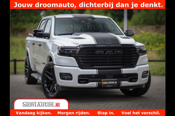 Dodge Ram 1500 Laramie Night | 420Pk 636 Nn | Extra Groot Scherm + Passagiers Scherm | Comfortabele Dubbele Cabine met Royale 5 Zitplaatsen | Nu Leverbaar uit Voorraad | Voorraad Nr 2223 - 5047