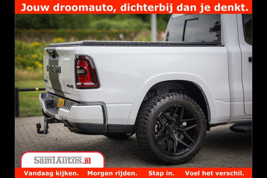 Dodge Ram 1500 Laramie Night | 420Pk 636 Nn | Extra Groot Scherm + Passagiers Scherm | Comfortabele Dubbele Cabine met Royale 5 Zitplaatsen | Nu Leverbaar uit Voorraad | Voorraad Nr 2223 - 5047
