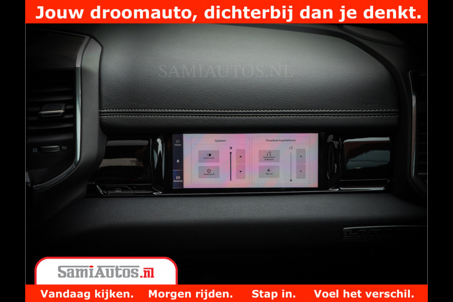 Dodge Ram 1500 Laramie Night | 420Pk 636 Nn | Extra Groot Scherm + Passagiers Scherm | Comfortabele Dubbele Cabine met Royale 5 Zitplaatsen | Nu Leverbaar uit Voorraad | Voorraad Nr 2223 - 5047