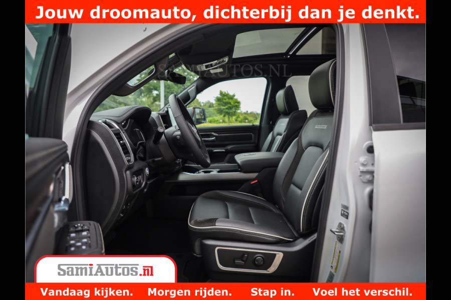 Dodge Ram 1500 Laramie Night | 420Pk 636 Nn | Extra Groot Scherm + Passagiers Scherm | Comfortabele Dubbele Cabine met Royale 5 Zitplaatsen | Nu Leverbaar uit Voorraad | Voorraad Nr 2223 - 5047