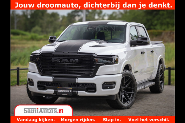 Dodge Ram 1500 Laramie Night | 420Pk 636 Nn | Extra Groot Scherm + Passagiers Scherm | Comfortabele Dubbele Cabine met Royale 5 Zitplaatsen | Nu Leverbaar uit Voorraad | Voorraad Nr 2223 - 5047