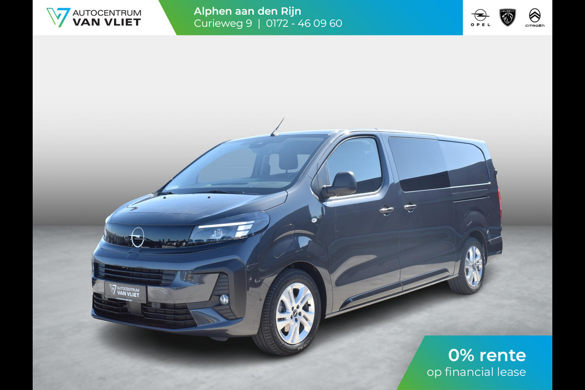 Opel Vivaro Electric 75 kWh Dubbele Cabine | 0% rente | camera | navigatie incl. Apple Carplay | betimmering | Exterieur pakket | etc. Opel Vivaro Electric 75 kWh Dubbele Cabine | 0% rente | camera | navigatie incl. Apple Carplay | betimmering | Exterieur pakket | etc.
