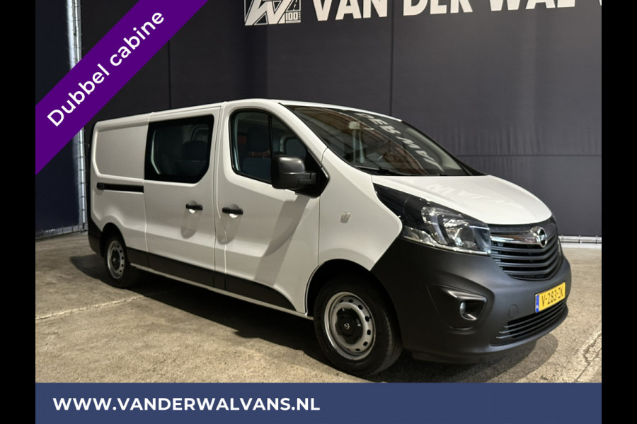 Opel Vivaro 1.6 CDTI 126pk L2H1 Dubbele cabine Euro6 Airco | 5-Zits | Navigatie | Trekhaak | Camera cruisecontrol, parkeersensoren, LED