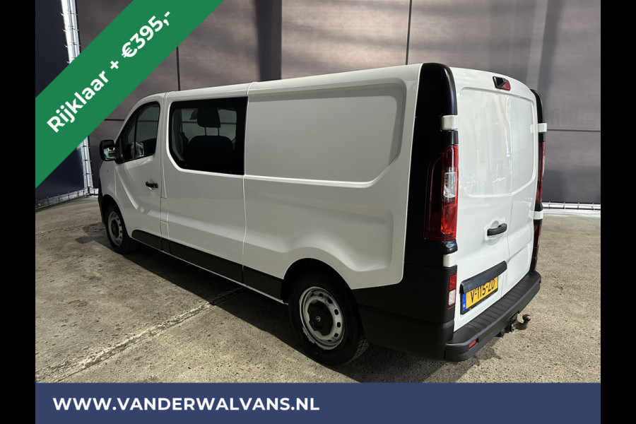 Opel Vivaro 1.6 CDTI 126pk L2H1 Dubbele Cabine Euro6 *Rijklaar Direct Rijden* Airco | 5-Zits | Camera | Navigatie | Trekhaak Cruisecontrol, Parkeersensoren