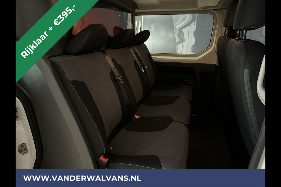 Opel Vivaro 1.6 CDTI 126pk L2H1 Dubbele Cabine Euro6 *Rijklaar Direct Rijden* Airco | 5-Zits | Camera | Navigatie | Trekhaak Cruisecontrol, Parkeersensoren