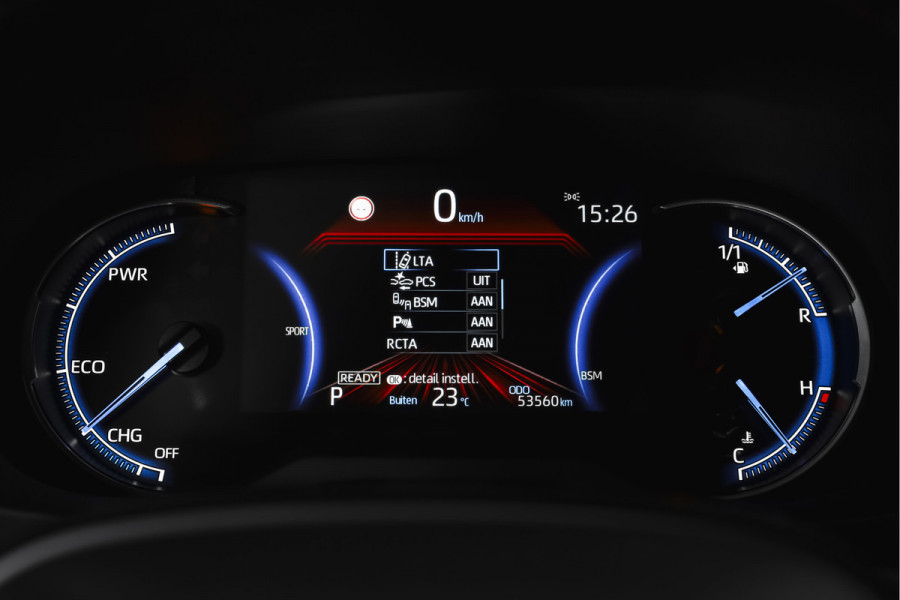 Toyota RAV4 2.5 Hybrid Black Edition | Adapt. Cruise | Stoel-+stuurverw. | PDC | 360 Camera | NAV+App. Connect | Elek. Klep | ECC | LM 19" |