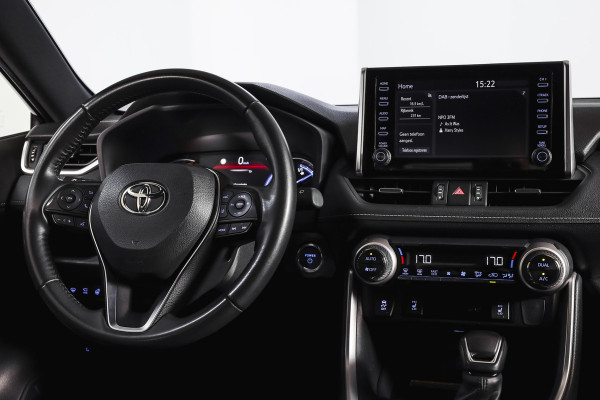 Toyota RAV4 2.5 Hybrid Black Edition | Adapt. Cruise | Stoel-+stuurverw. | PDC | 360 Camera | NAV+App. Connect | Elek. Klep | ECC | LM 19" |