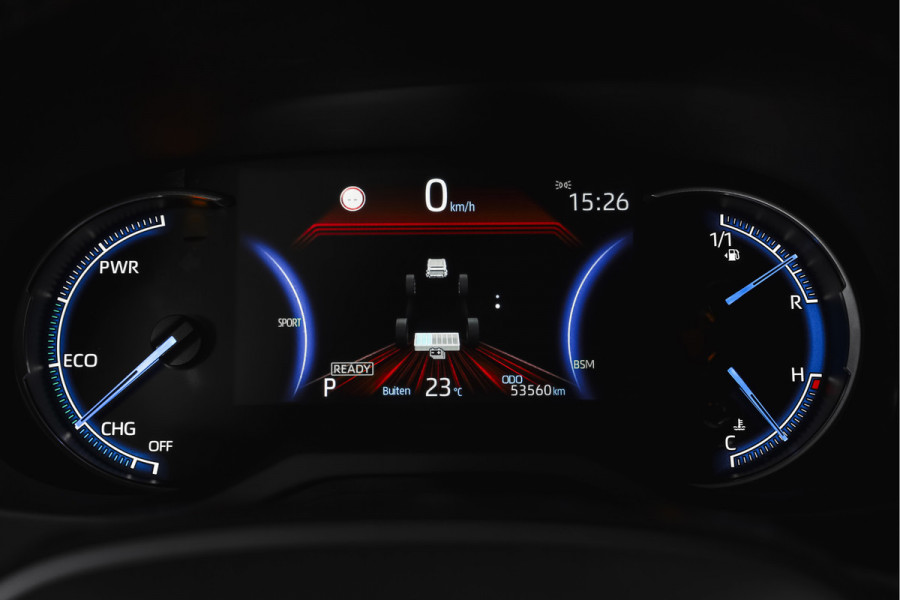 Toyota RAV4 2.5 Hybrid Black Edition | Adapt. Cruise | Stoel-+stuurverw. | PDC | 360 Camera | NAV+App. Connect | Elek. Klep | ECC | LM 19" |