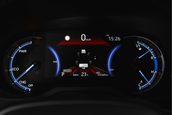 Toyota RAV4 2.5 Hybrid Black Edition | Adapt. Cruise | Stoel-+stuurverw. | PDC | 360 Camera | NAV+App. Connect | Elek. Klep | ECC | LM 19" |