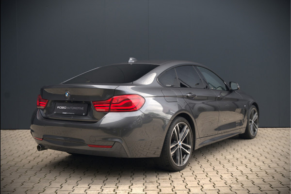 BMW 4 Serie Gran Coupé 418i High Executive M Sport | Stoelverwarming | Camera | Cognac Leer | Keyless | Shadow Line | Hifi | Automaat | NAP | DAB | LED | Navigatie Prof. | Cruise Control |