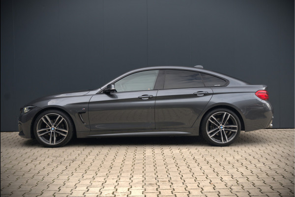 BMW 4 Serie Gran Coupé 418i High Executive M Sport | Stoelverwarming | Camera | Cognac Leer | Keyless | Shadow Line | Hifi | Automaat | NAP | DAB | LED | Navigatie Prof. | Cruise Control |