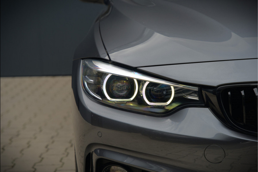 BMW 4 Serie Gran Coupé 418i High Executive M Sport | Stoelverwarming | Camera | Cognac Leer | Keyless | Shadow Line | Hifi | Automaat | NAP | DAB | LED | Navigatie Prof. | Cruise Control |