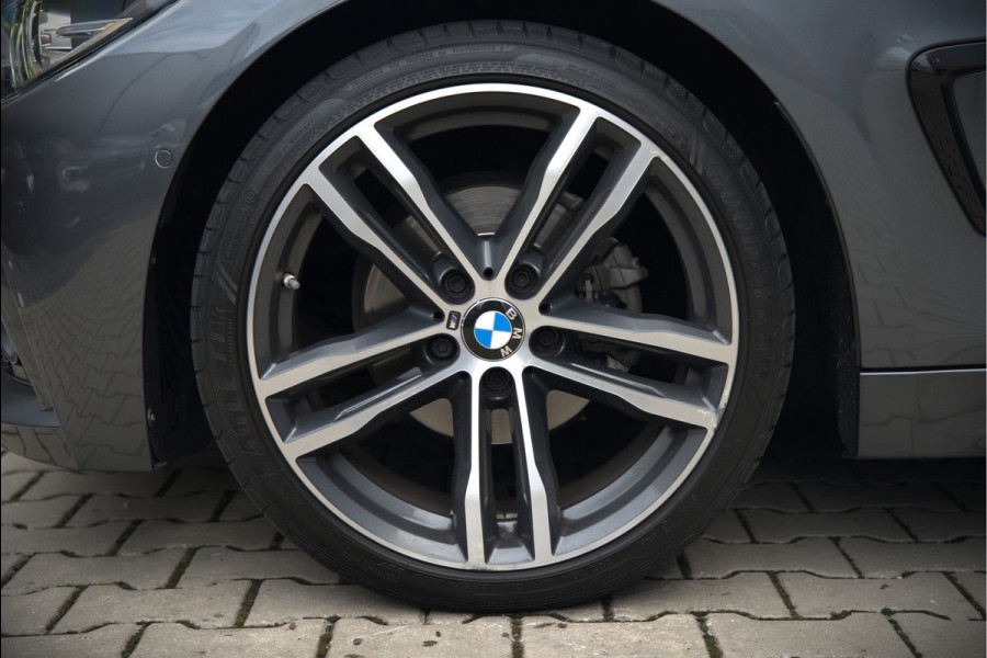 BMW 4 Serie Gran Coupé 418i High Executive M Sport | Stoelverwarming | Camera | Cognac Leer | Keyless | Shadow Line | Hifi | Automaat | NAP | DAB | LED | Navigatie Prof. | Cruise Control |