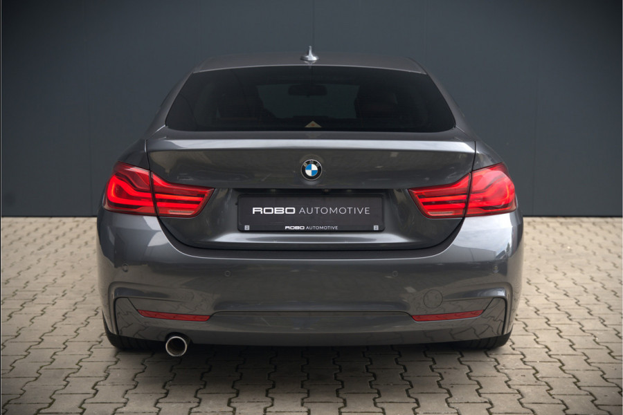 BMW 4 Serie Gran Coupé 418i High Executive M Sport | Stoelverwarming | Camera | Cognac Leer | Keyless | Shadow Line | Hifi | Automaat | NAP | DAB | LED | Navigatie Prof. | Cruise Control |